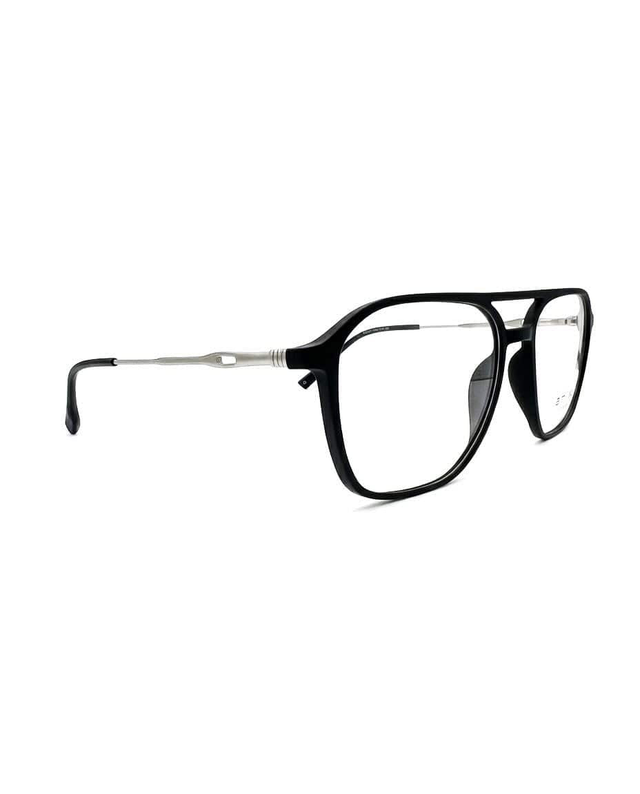 Lunettes Amico-Monture TR90 Flexible et double pont Noir Mat