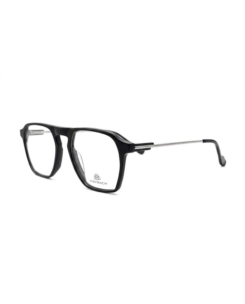 Lunettes de vue noires vue de cote-monture élégante et légère 