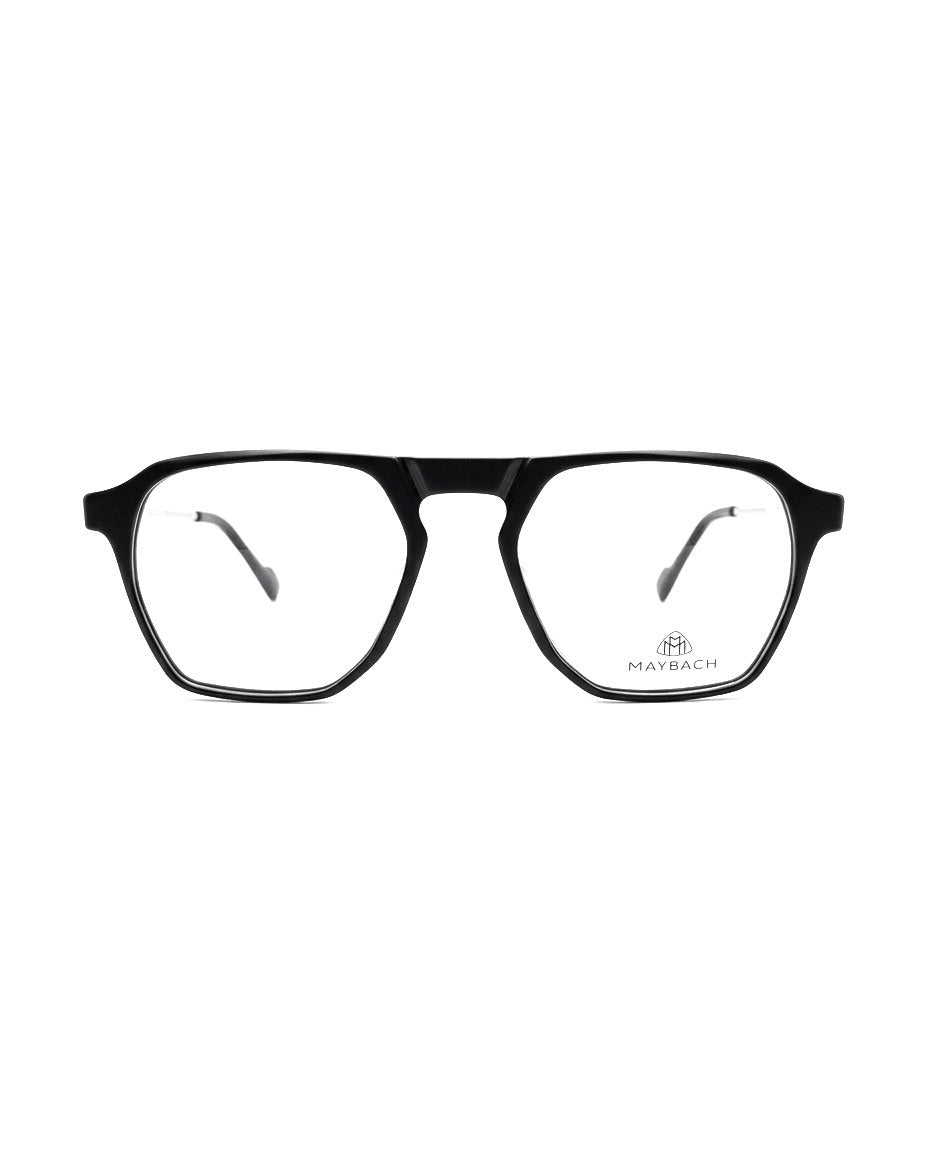 Lunettes de vue noires carrées pour homme-design moderne 